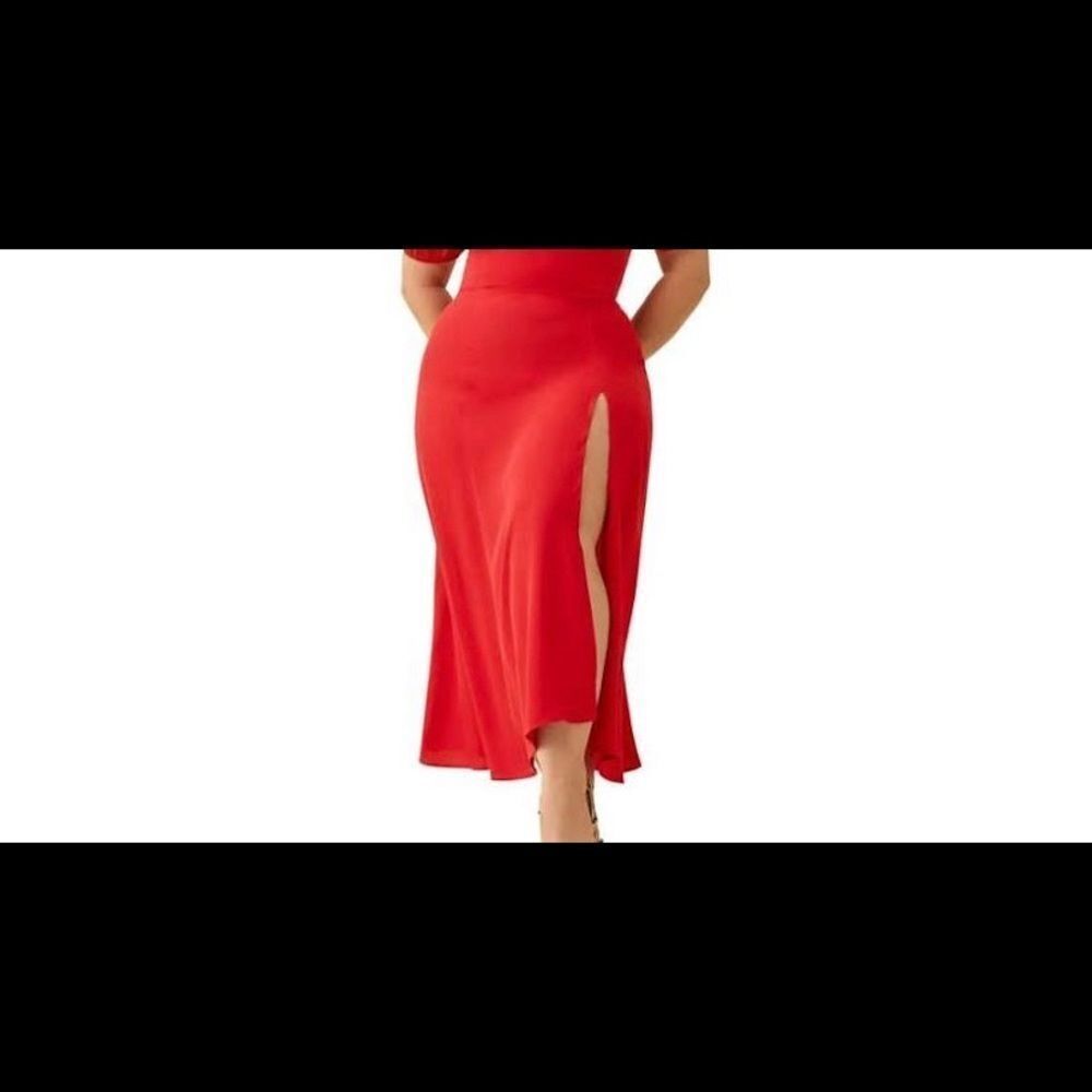 REFORMATION RED DRESS SIZE 0‎ - Picture 3 of 11